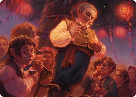 Bilbo, Retired Burglar Art Card [The Lord of the Rings: Tales of Middle-earth Art Series] | Chromatic Games