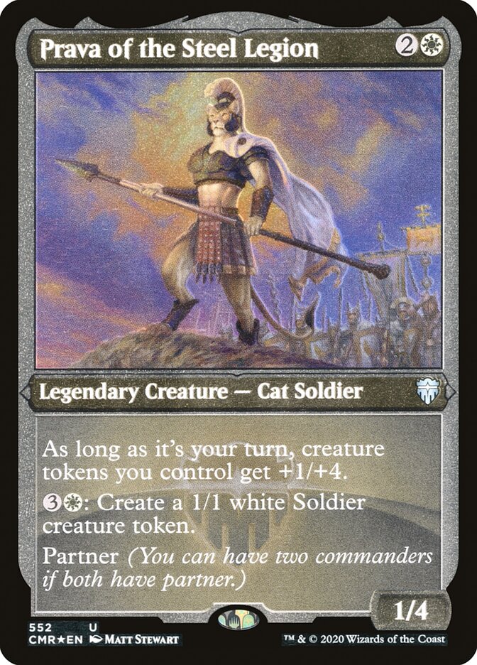 Prava of the Steel Legion (Etched) [Commander Legends] | Chromatic Games