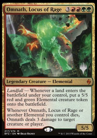 Omnath, Locus of Rage (Promo Pack) [Battle for Zendikar Promos] | Chromatic Games