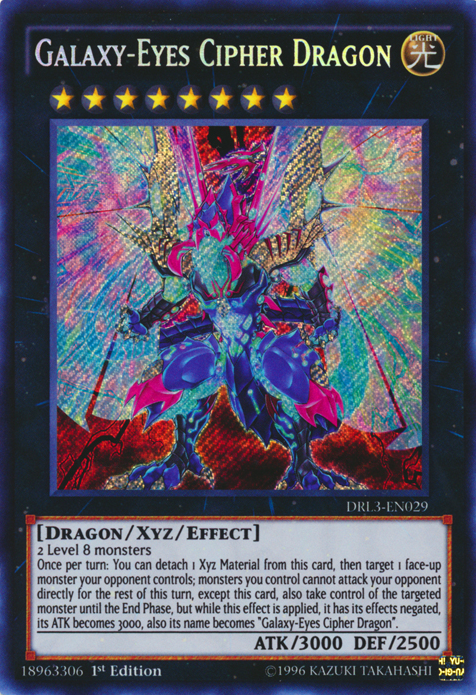 Galaxy-Eyes Cipher Dragon [DRL3-EN029] Secret Rare | Chromatic Games