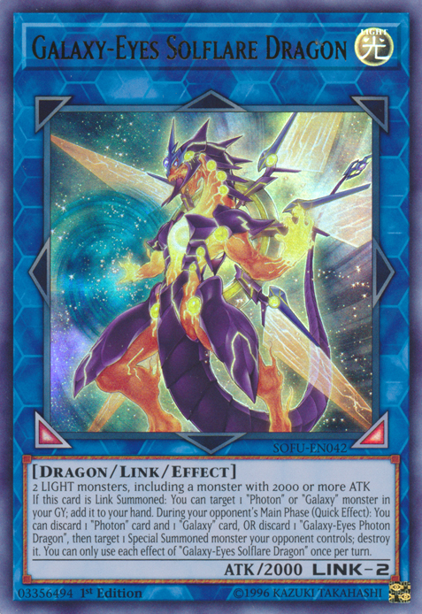 Galaxy-Eyes Solflare Dragon [SOFU-EN042] Ultra Rare | Chromatic Games