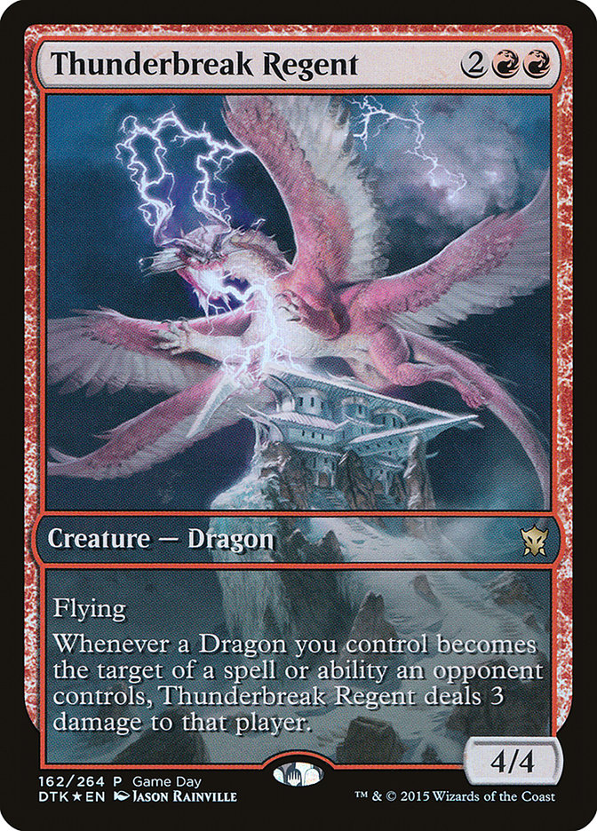 Thunderbreak Regent (Game Day) [Dragons of Tarkir Promos] | Chromatic Games