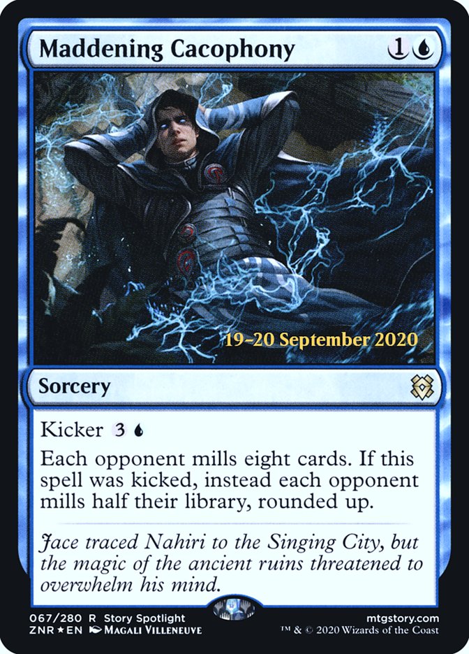 Maddening Cacophony [Zendikar Rising Prerelease Promos] | Chromatic Games