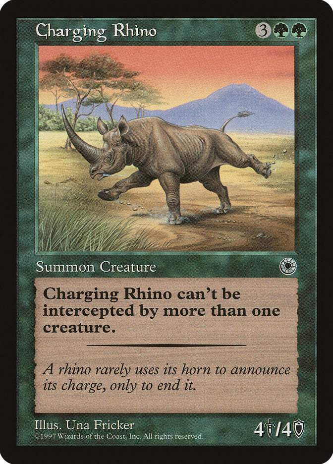 Charging Rhino [Portal] | Chromatic Games