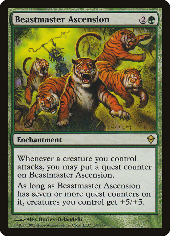 Beastmaster Ascension [Zendikar] | Chromatic Games