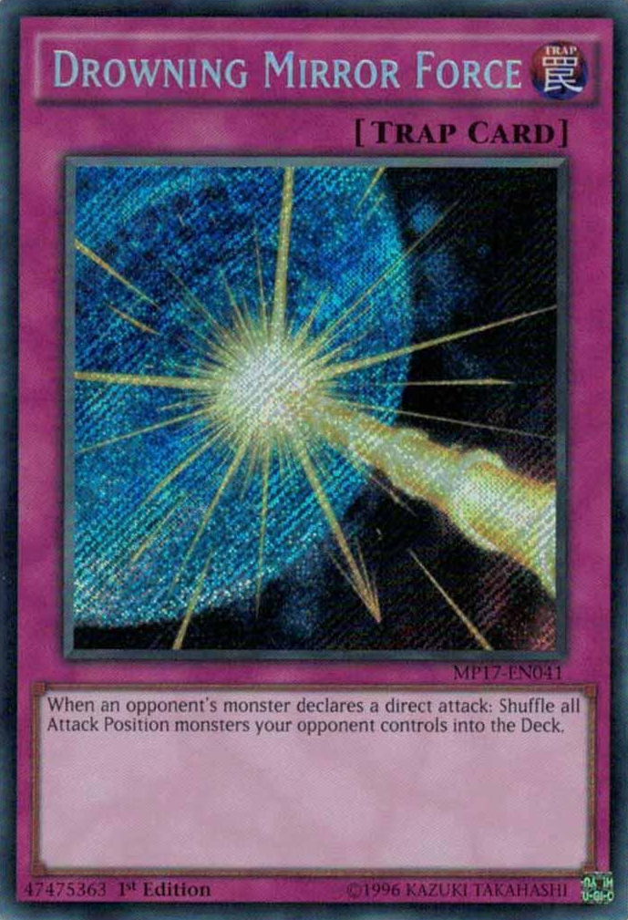 Drowning Mirror Force [MP17-EN041] Secret Rare | Chromatic Games