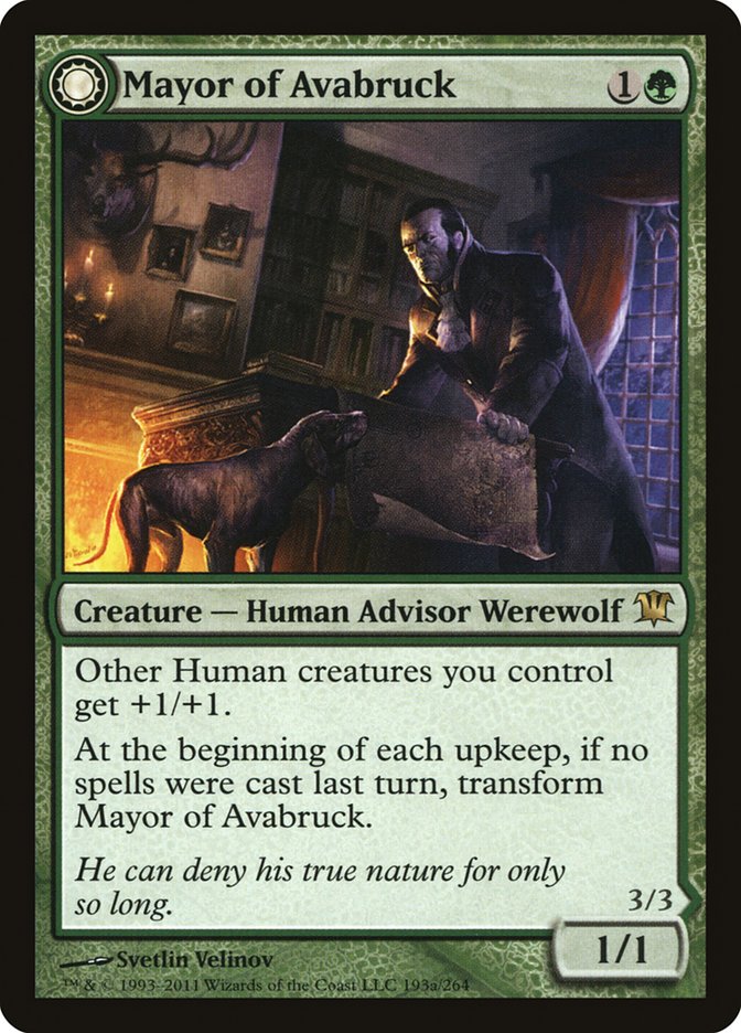 Mayor of Avabruck // Howlpack Alpha [Innistrad] | Chromatic Games