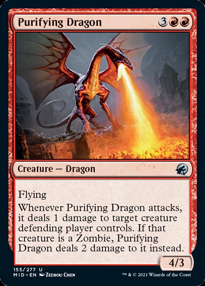 Purifying Dragon [Innistrad: Midnight Hunt] | Chromatic Games