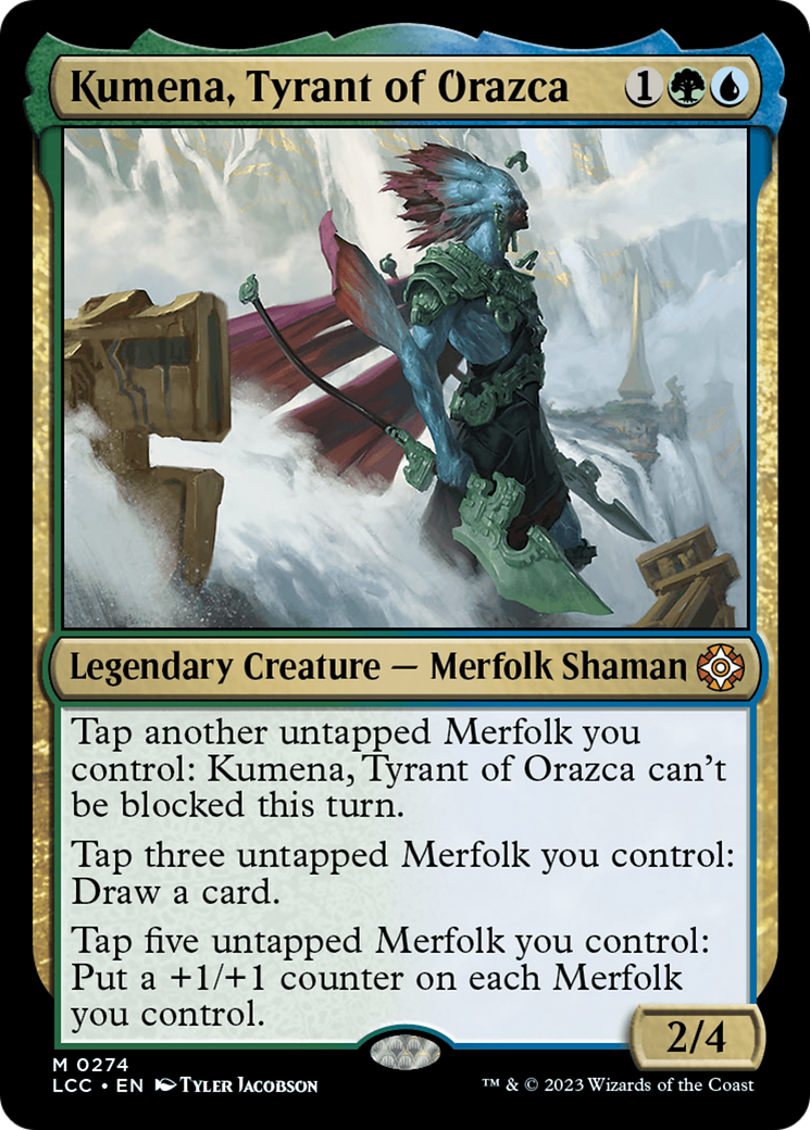 Kumena, Tyrant of Orazca [The Lost Caverns of Ixalan Commander] | Chromatic Games