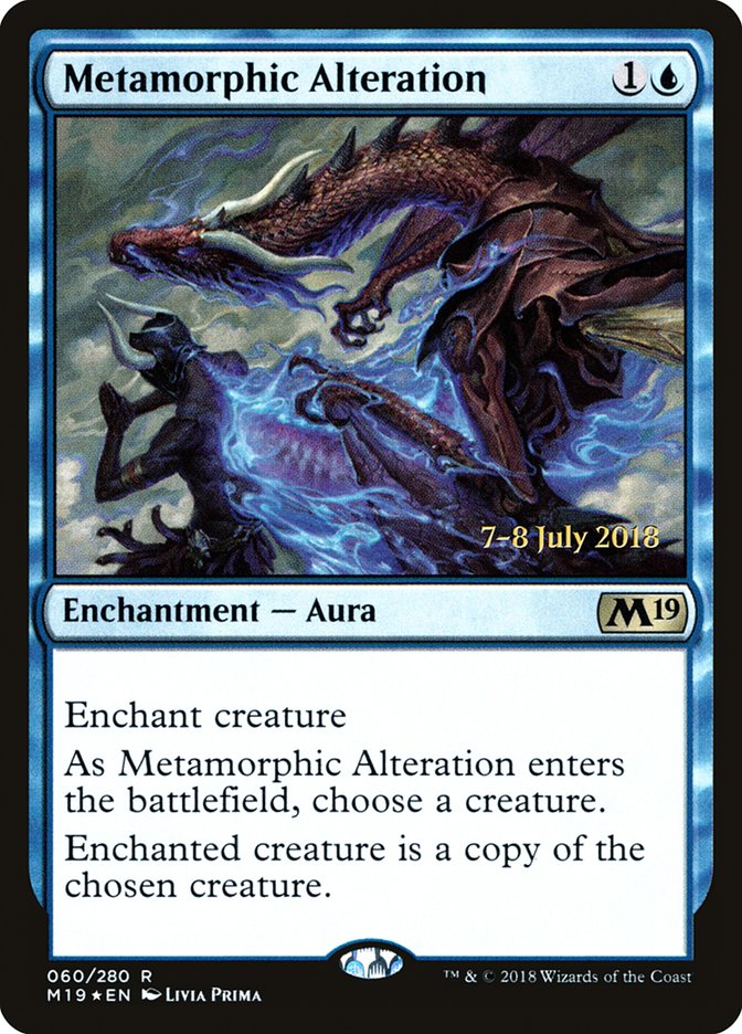 Metamorphic Alteration [Core Set 2019 Prerelease Promos] | Chromatic Games