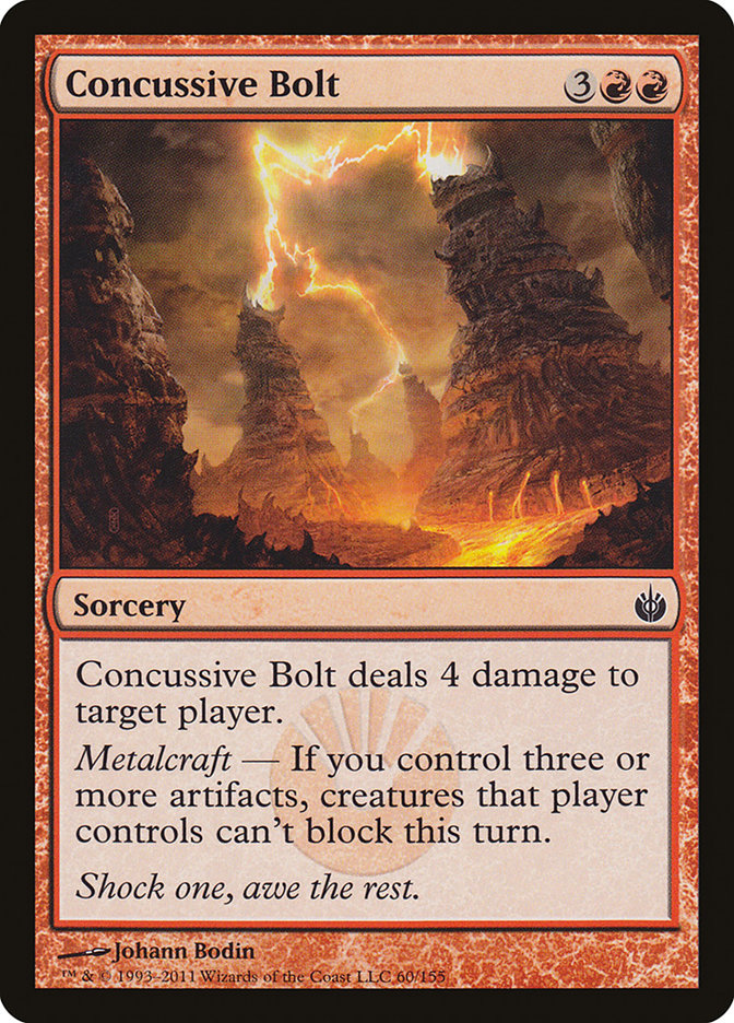 Concussive Bolt [Mirrodin Besieged] | Chromatic Games