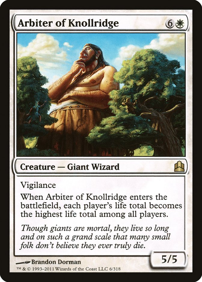 Arbiter of Knollridge [Commander 2011] | Chromatic Games