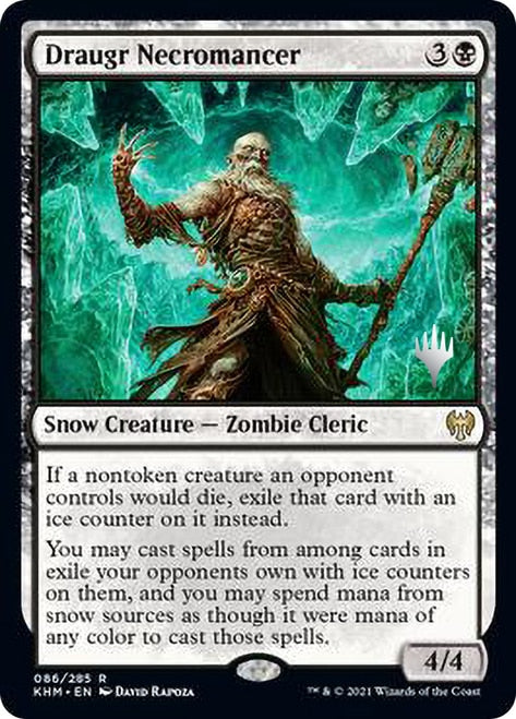 Draugr Necromancer (Promo Pack) [Kaldheim Promos] | Chromatic Games