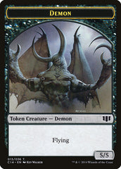 Demon (013/036) // Zombie (016/036) Double-Sided Token [Commander 2014 Tokens] | Chromatic Games