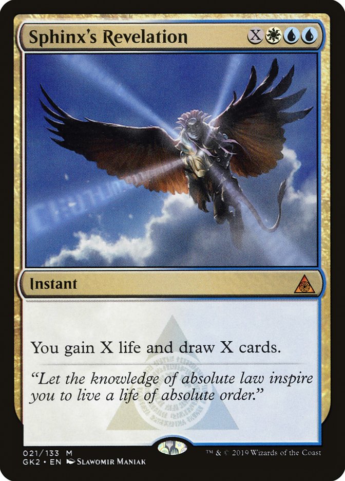 Sphinx's Revelation [Ravnica Allegiance Guild Kit] | Chromatic Games