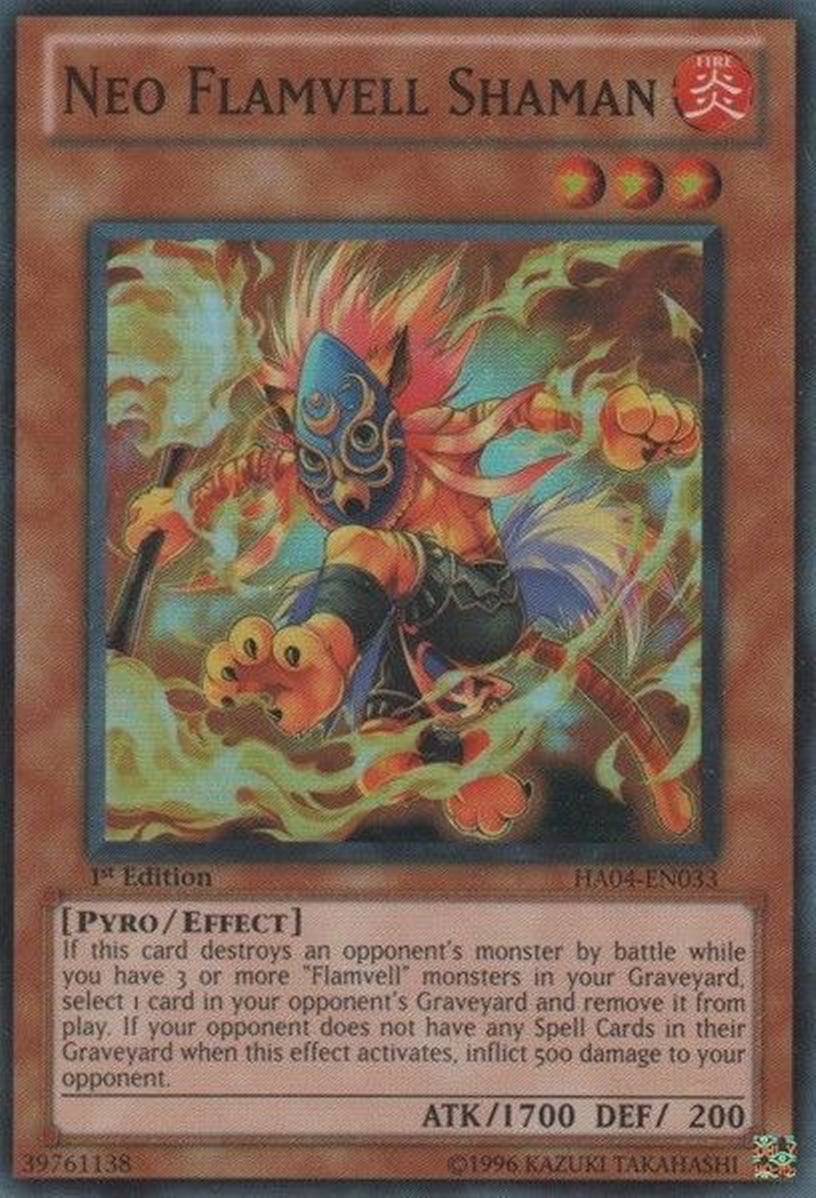 Neo Flamvell Shaman [HA04-EN033] Super Rare | Chromatic Games