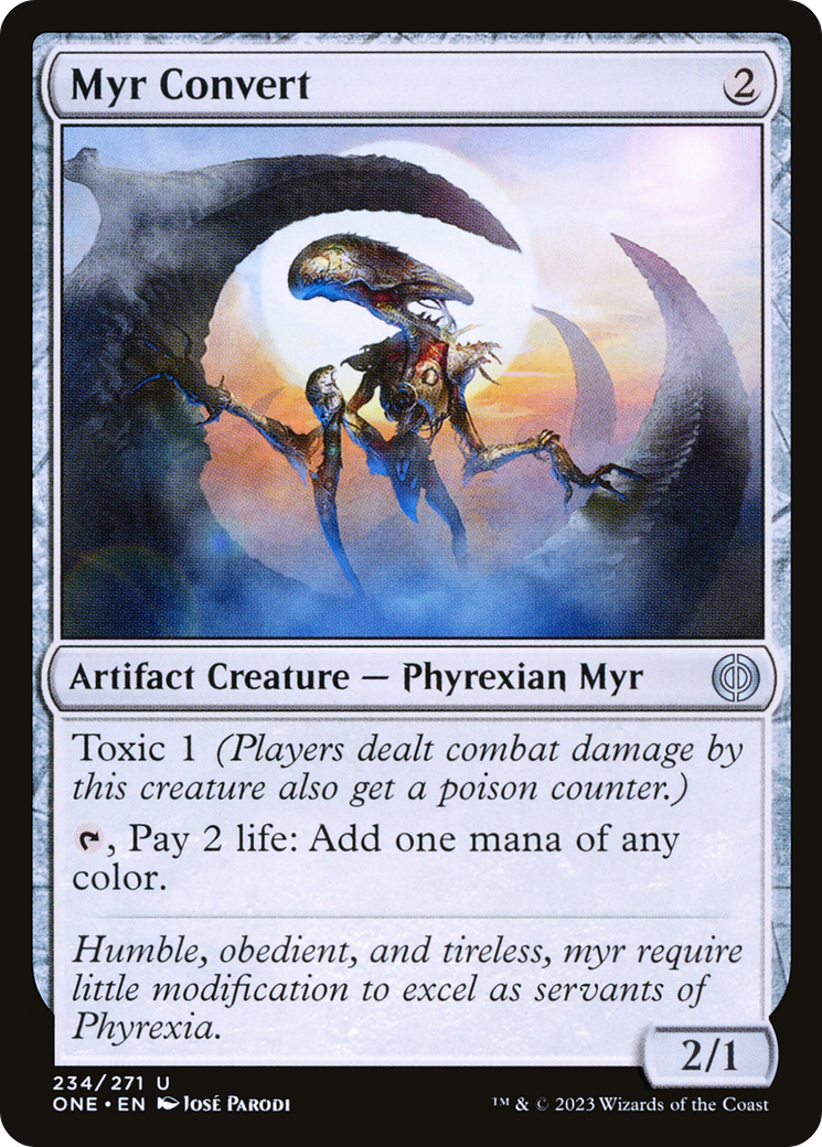 Myr Convert [Phyrexia: All Will Be One] | Chromatic Games