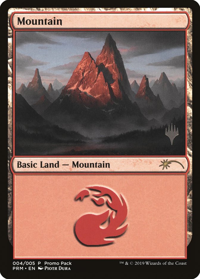 Mountain (4) [Core Set 2020 Promo Pack] | Chromatic Games