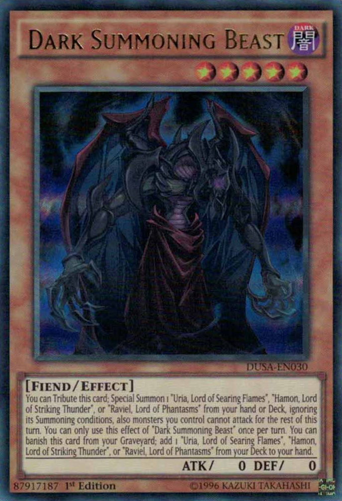 Dark Summoning Beast [DUSA-EN030] Ultra Rare | Chromatic Games