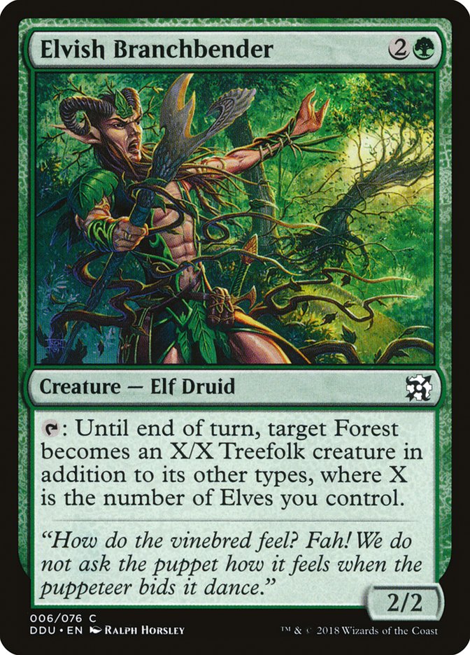 Elvish Branchbender [Duel Decks: Elves vs. Inventors] | Chromatic Games