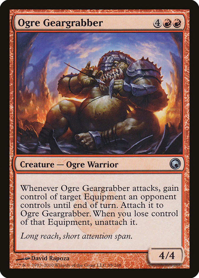 Ogre Geargrabber [Scars of Mirrodin] | Chromatic Games