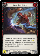 Open the Center (Red) [U-WTR095] (Welcome to Rathe Unlimited)  Unlimited Rainbow Foil | Chromatic Games