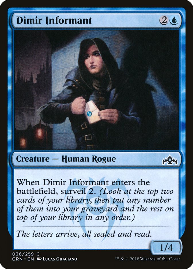 Dimir Informant [Guilds of Ravnica] | Chromatic Games