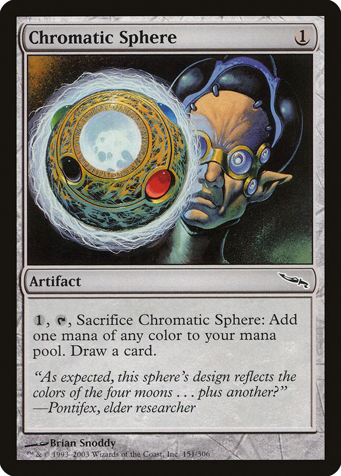 Chromatic Sphere [Mirrodin] | Chromatic Games