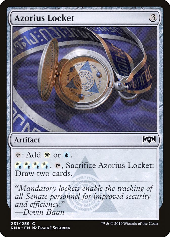 Azorius Locket [Ravnica Allegiance] | Chromatic Games