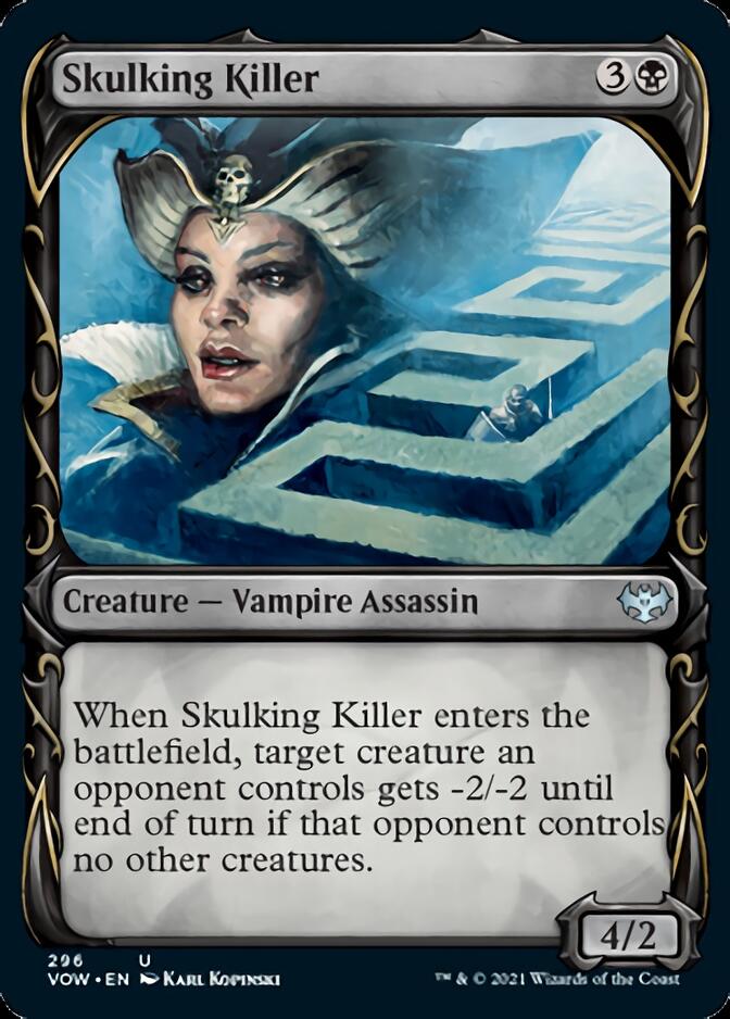 Skulking Killer (Showcase Fang Frame) [Innistrad: Crimson Vow] | Chromatic Games