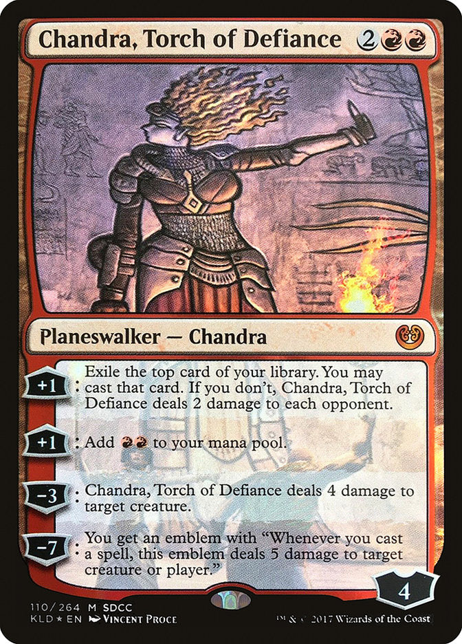 Chandra, Torch of Defiance [San Diego Comic-Con 2017] | Chromatic Games