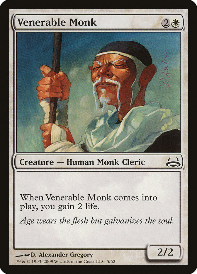 Venerable Monk [Duel Decks: Divine vs. Demonic] | Chromatic Games