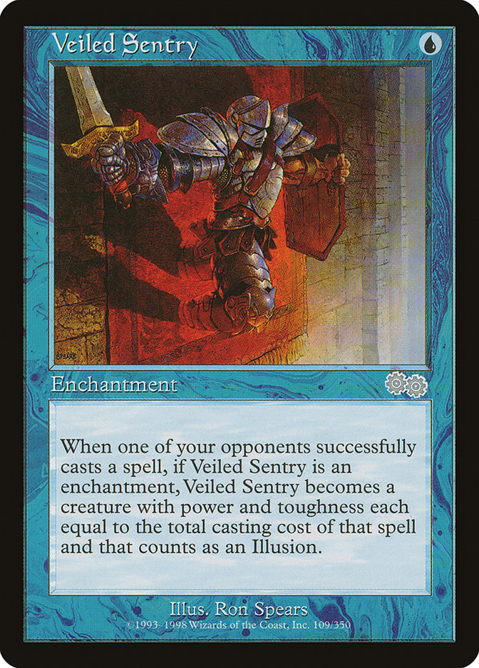 Veiled Sentry [Urza's Saga] | Chromatic Games