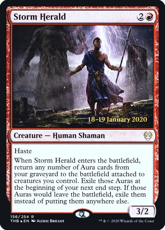 Storm Herald [Theros Beyond Death Prerelease Promos] | Chromatic Games