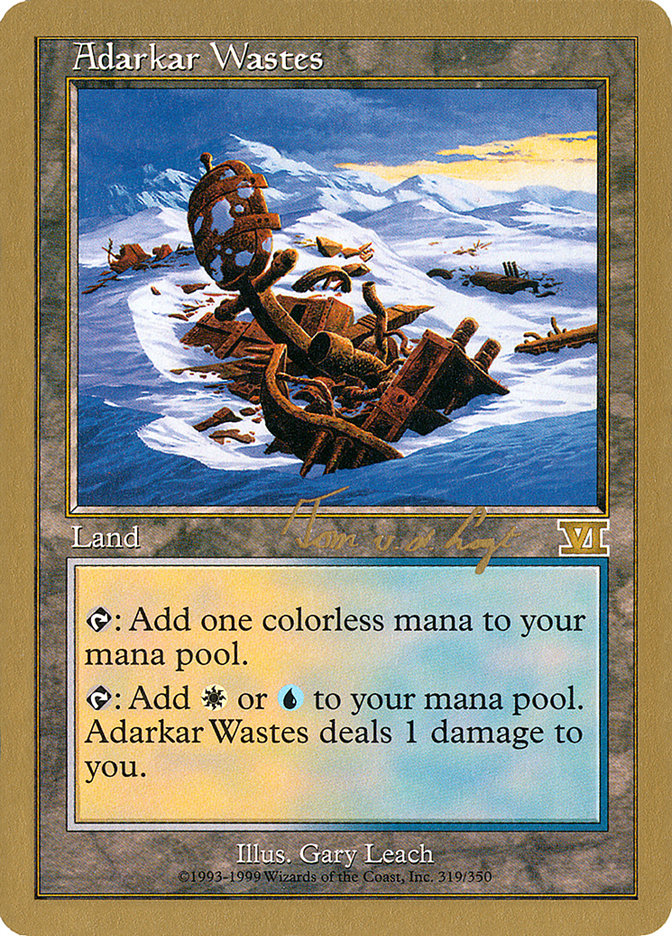 Adarkar Wastes (Tom van de Logt) [World Championship Decks 2000] | Chromatic Games