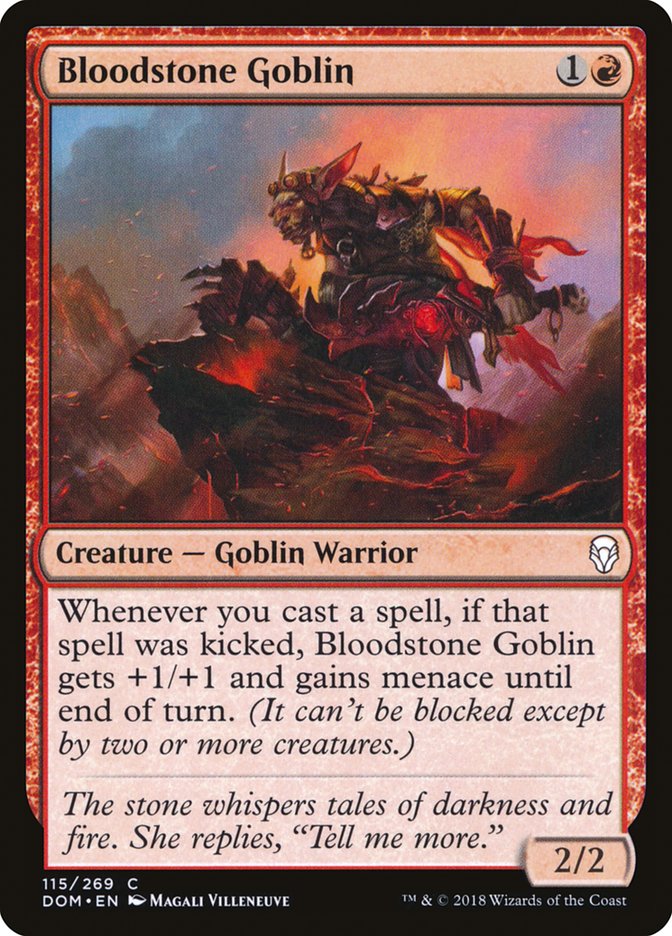 Bloodstone Goblin [Dominaria] | Chromatic Games