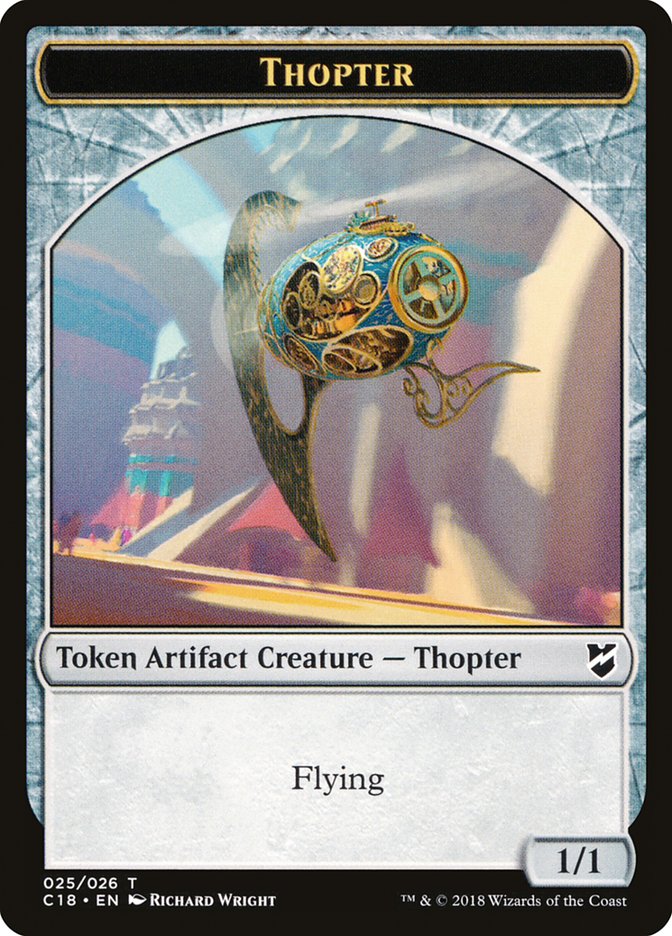 Myr (023) // Thopter (025) Double-Sided Token [Commander 2018 Tokens] | Chromatic Games