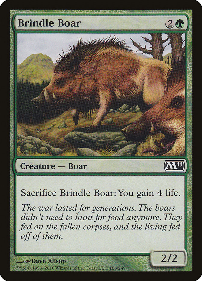 Brindle Boar [Magic 2011] | Chromatic Games