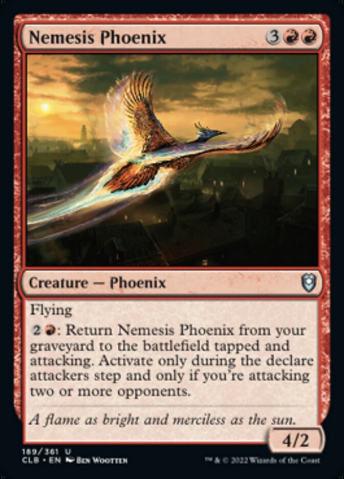 Nemesis Phoenix [Commander Legends: Battle for Baldur's Gate] | Chromatic Games