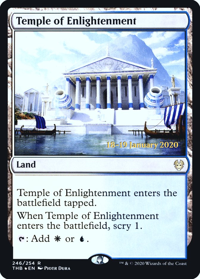Temple of Enlightenment [Theros Beyond Death Prerelease Promos] | Chromatic Games
