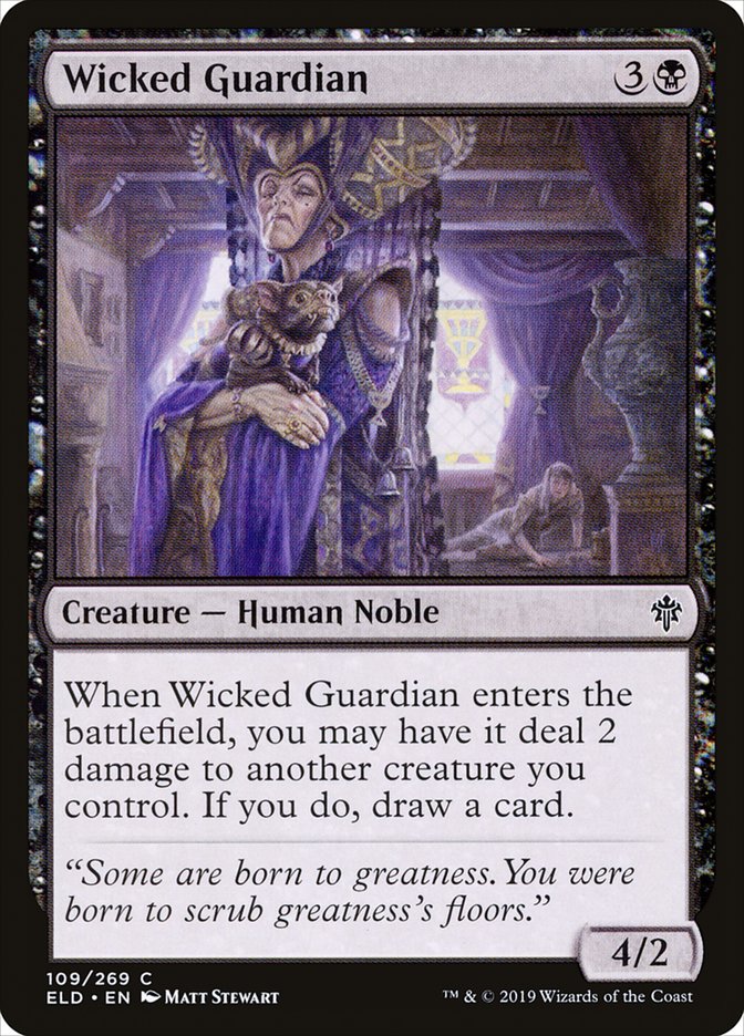 Wicked Guardian [Throne of Eldraine] | Chromatic Games