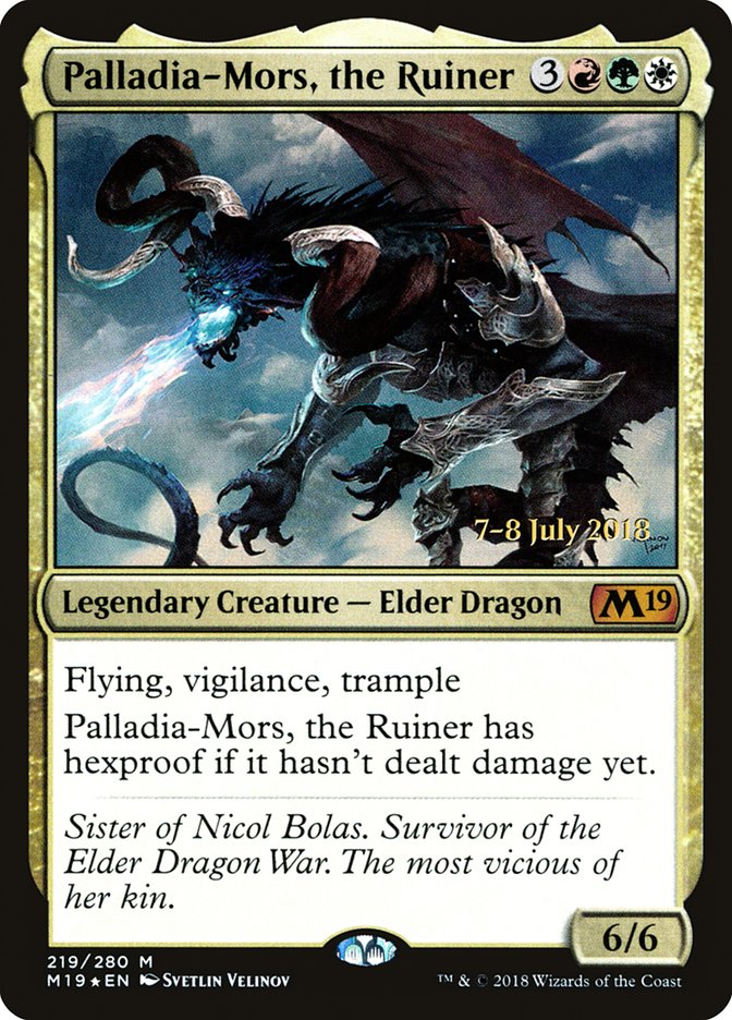 Palladia-Mors, the Ruiner [Core Set 2019 Prerelease Promos] | Chromatic Games