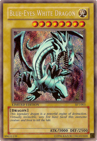 Blue-Eyes White Dragon [BPT-003] Secret Rare | Chromatic Games