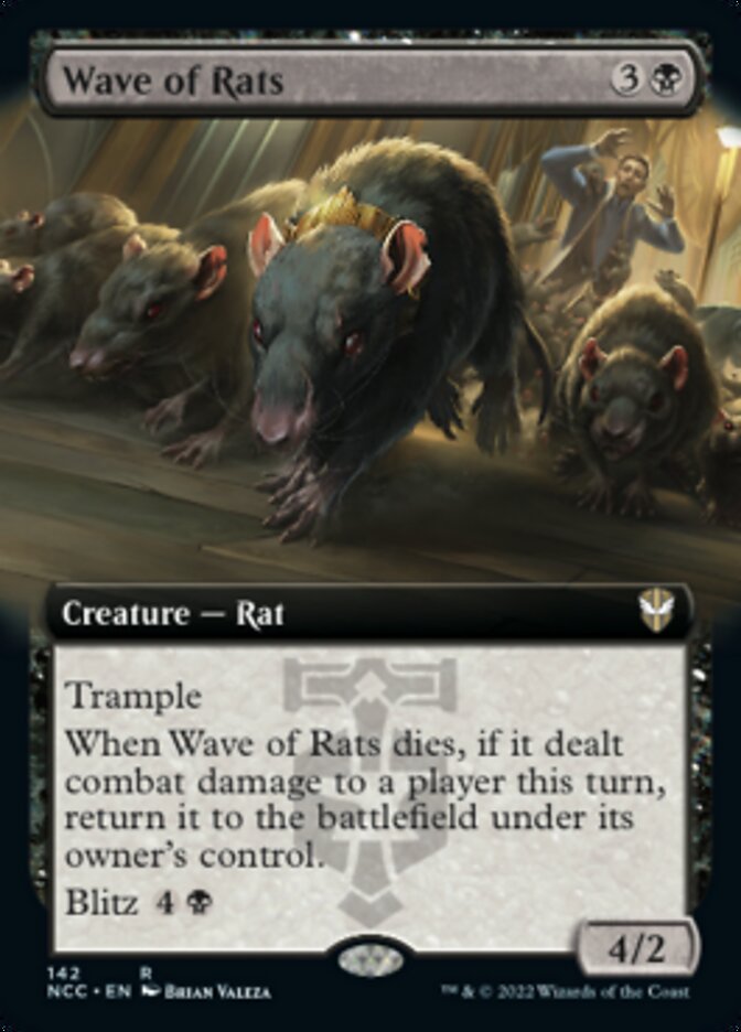 Wave of Rats (Extended Art) [Streets of New Capenna Commander] | Chromatic Games