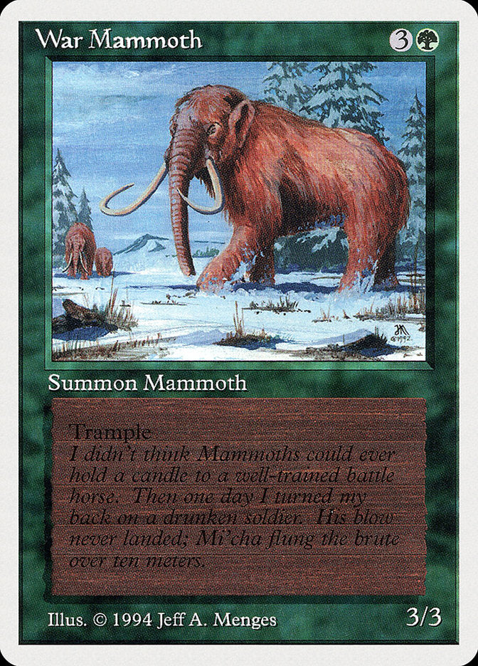 War Mammoth [Summer Magic / Edgar] | Chromatic Games