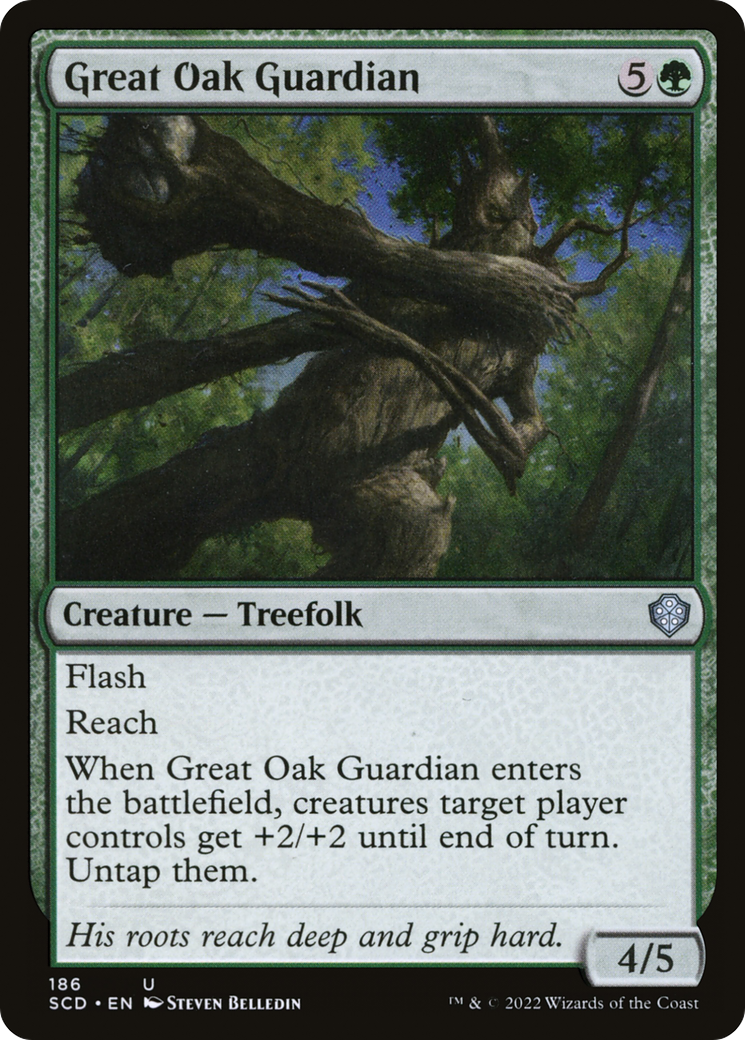 Great Oak Guardian [Starter Commander Decks] | Chromatic Games