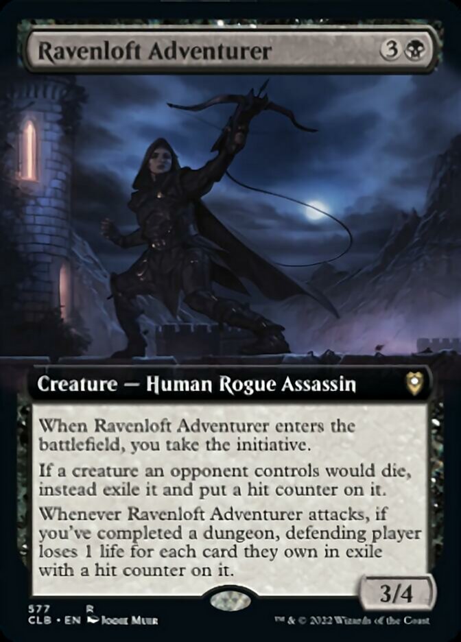 Ravenloft Adventurer (Extended Art) [Commander Legends: Battle for Baldur's Gate] | Chromatic Games