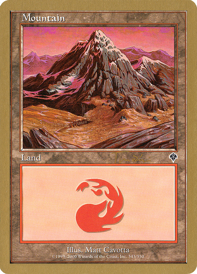 Mountain (jt343a) (Jan Tomcani) (INV) [World Championship Decks 2001] | Chromatic Games