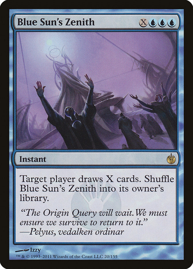 Blue Sun's Zenith [Mirrodin Besieged] | Chromatic Games