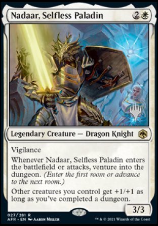 Nadaar, Selfless Paladin (Promo Pack) [Dungeons & Dragons: Adventures in the Forgotten Realms Promos] | Chromatic Games